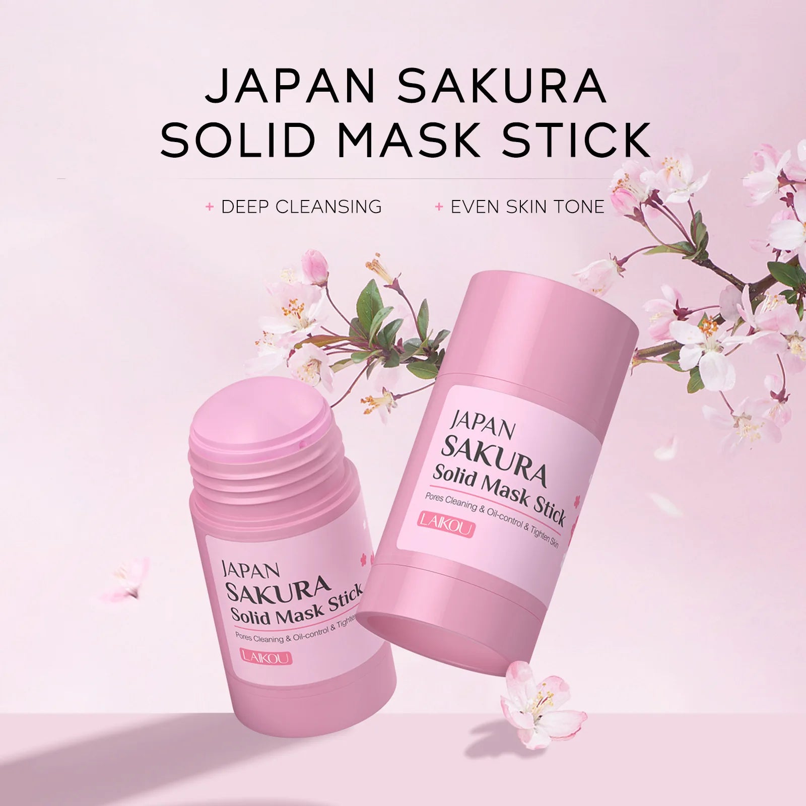 Masque Stick Sakura — Anti-Points Noirs & Hydratant