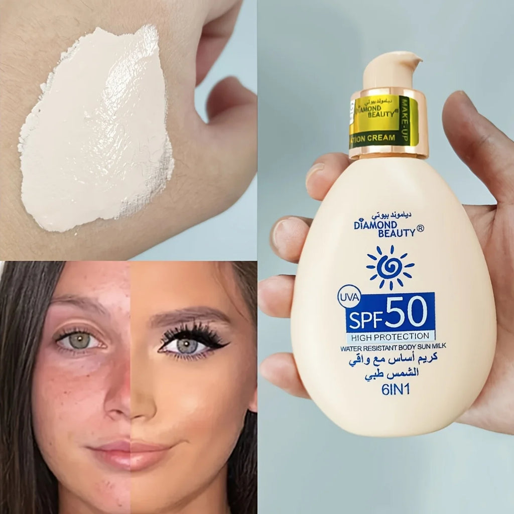 Crème Solaire Corps & Visage SPF50 — Protection UV Longue Durée