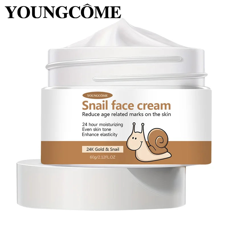 Crème Essence Escargot Coréenne — Hydratation Profonde
