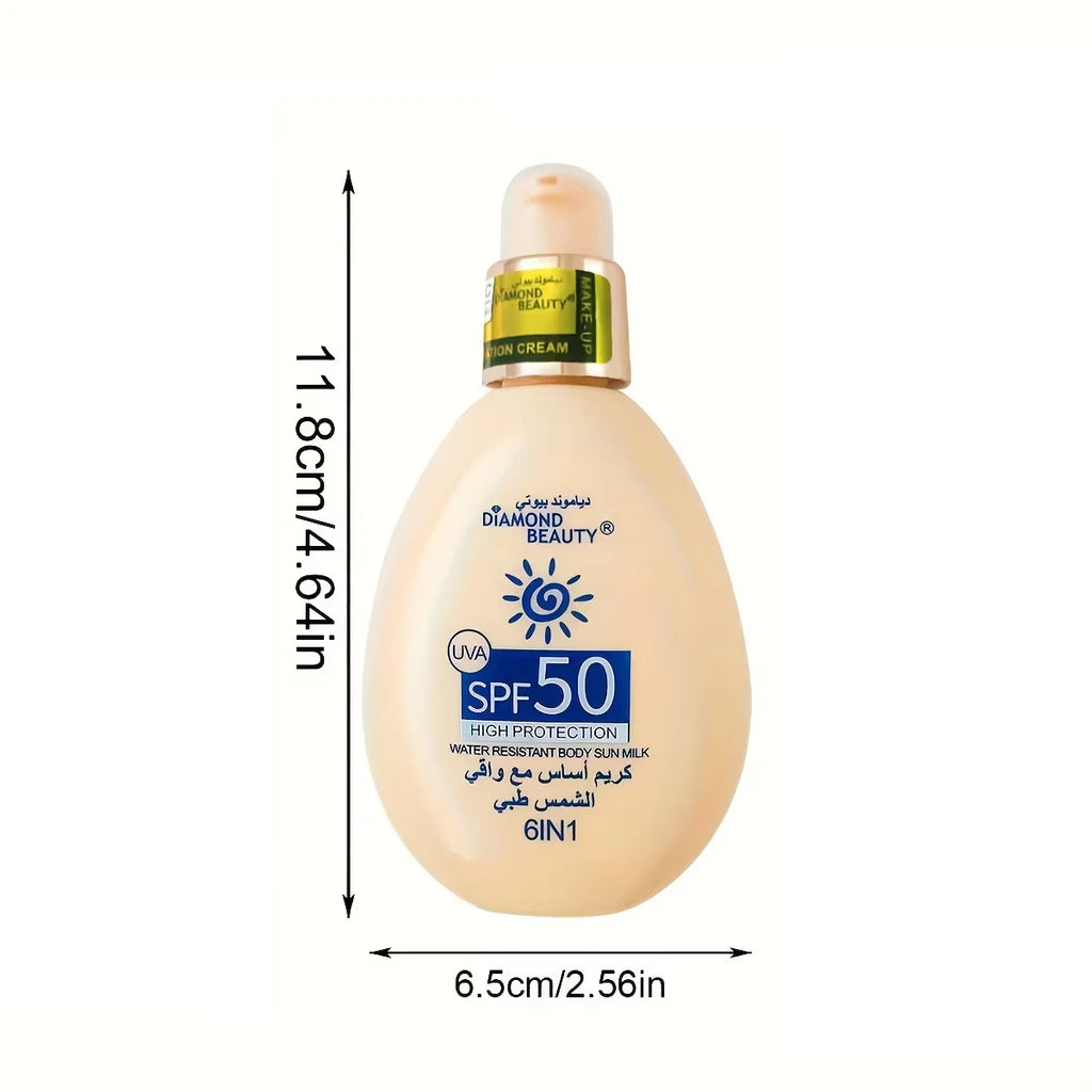 Crème Solaire Corps & Visage SPF50 — Protection UV Longue Durée