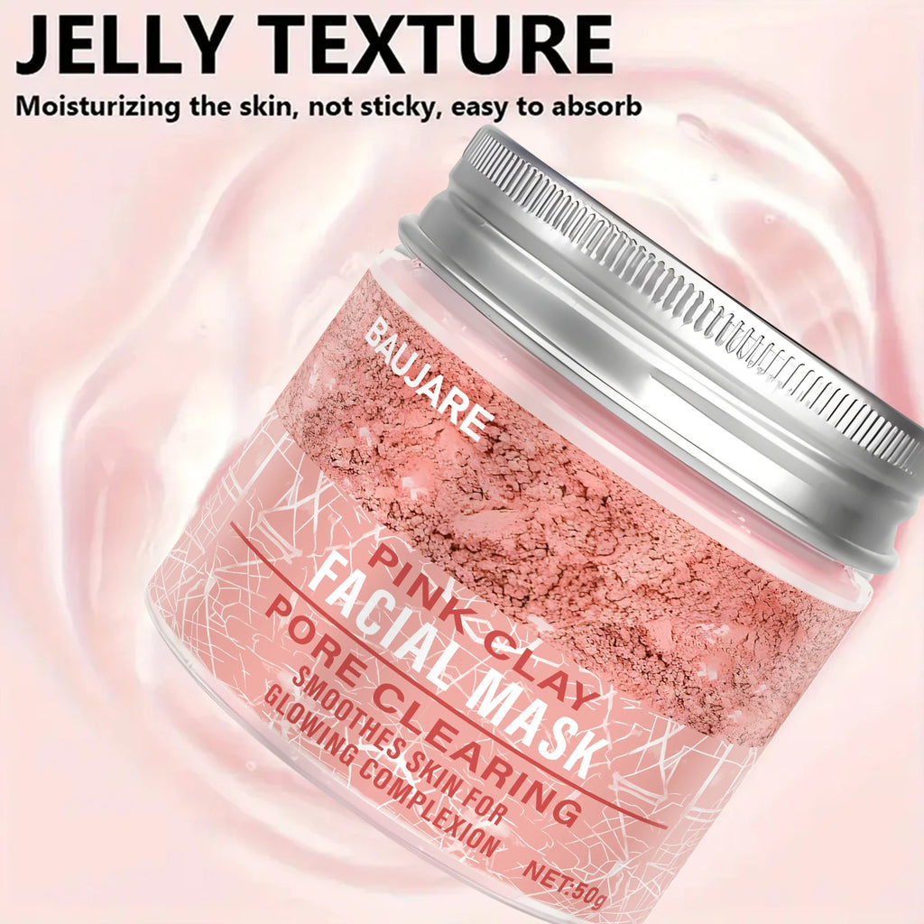 Masque Argile Rose — Pores & Éclat au Collagène