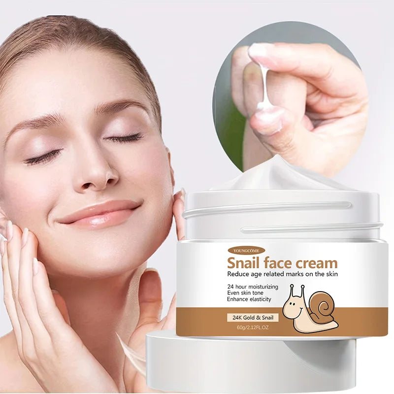 Crème Essence Escargot Coréenne — Hydratation Profonde