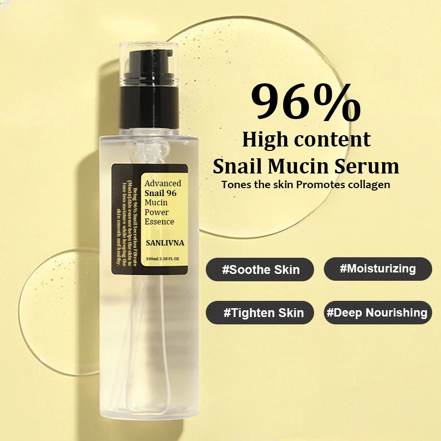 Essence Mucine d'Escargot 96% — Soin Coréen Réparateur