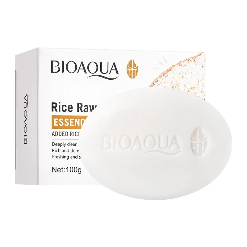 Savon au Riz Blanc — Nettoyage & Éclat Naturel