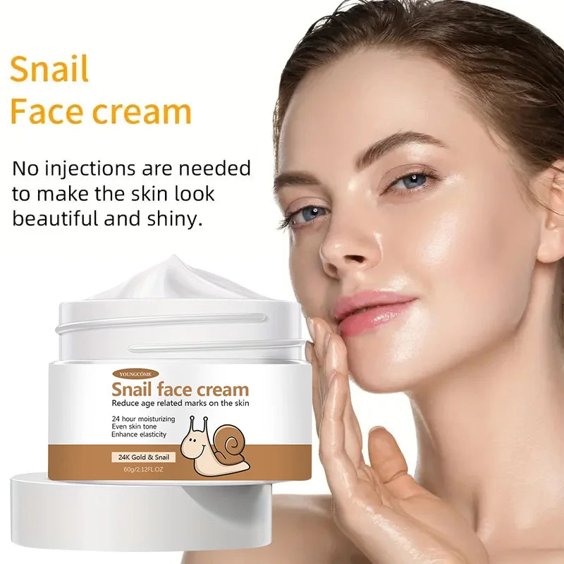 Crème Essence Escargot Coréenne — Hydratation Profonde