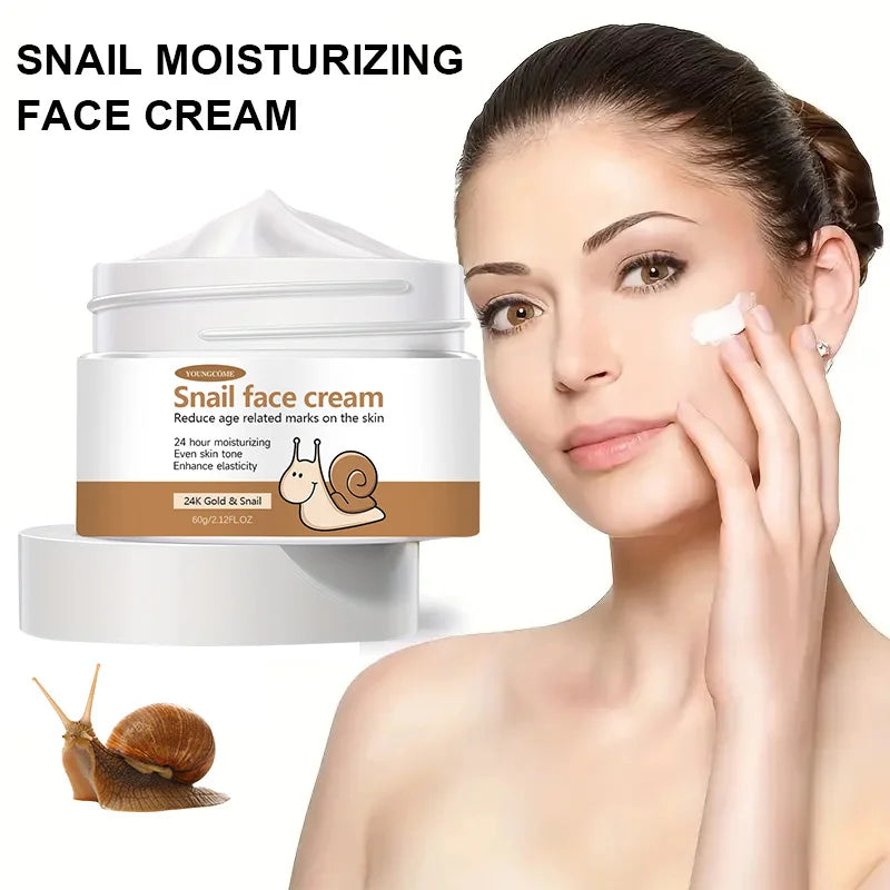Crème Essence Escargot Coréenne — Hydratation Profonde