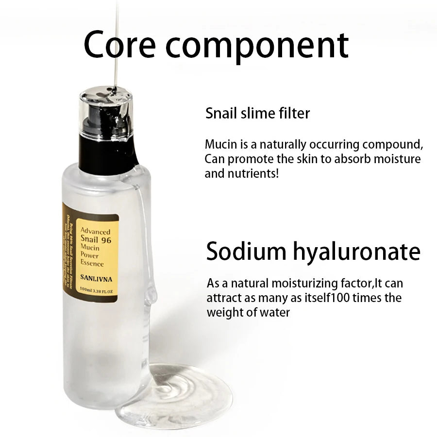 Essence Mucine d'Escargot 96% — Soin Coréen Réparateur