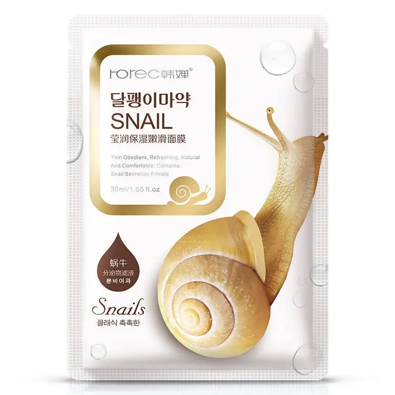 Pack 10 Masques Bave d'Escargot — Hydratation Intense