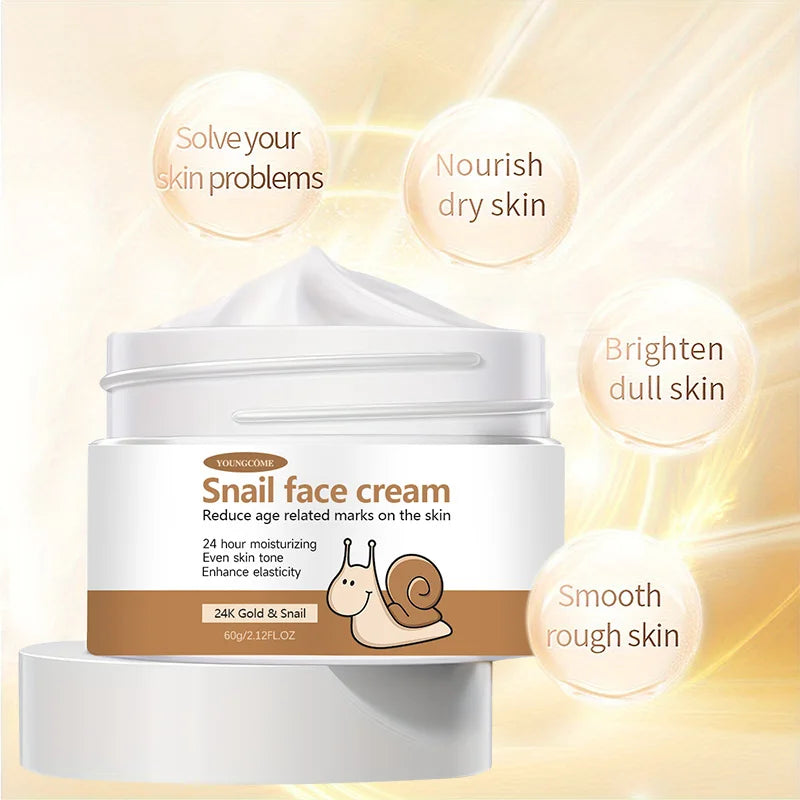 Crème Essence Escargot Coréenne — Hydratation Profonde