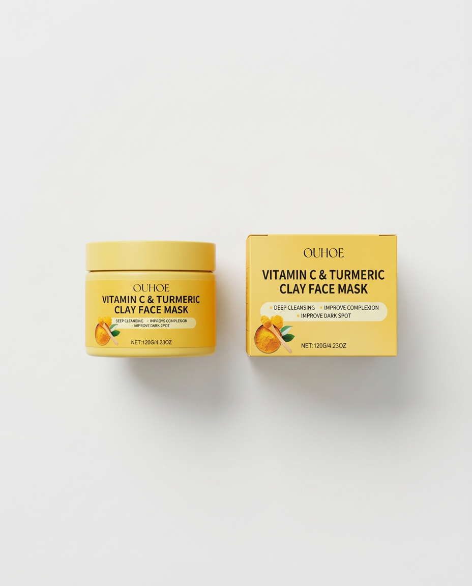Masque Éclat Vitamine C & Curcuma — Exfoliant Douceur