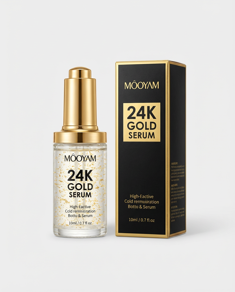 24K Gold Anti-Aging Serum — Vitamin E & Retinol 30ml